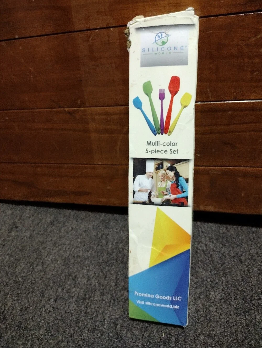 Silicone World Multi-Color 5-Piece Cooking Utensil Set